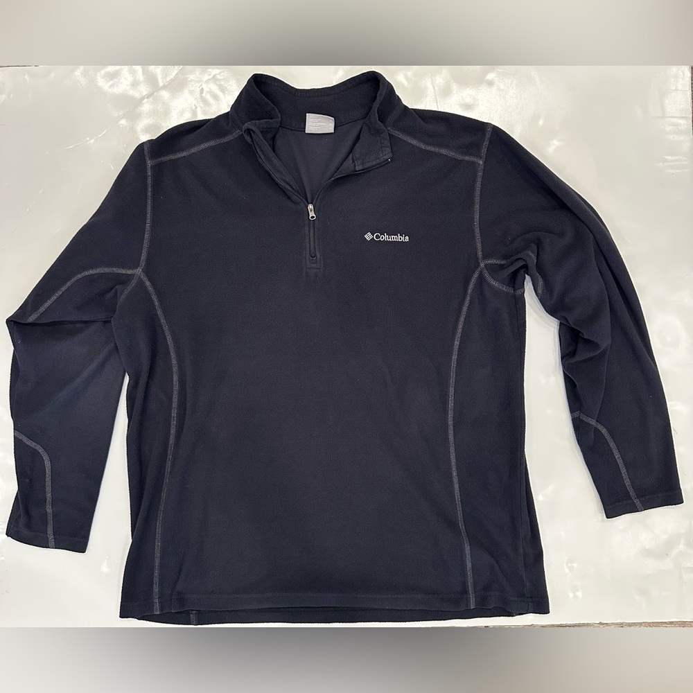 The North Face And Columbia Men’s Lot Of 2 Fleece Pullovers Black Size XL - Picture 8 of 11